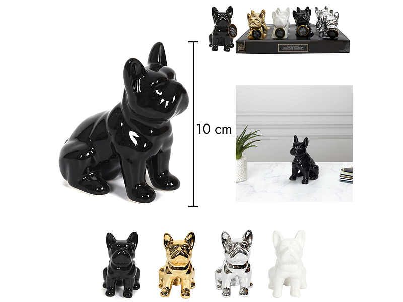 Figurine Bulldogge BULLY schwarz