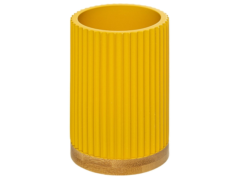 Badezimmerbecher MODERN gelb