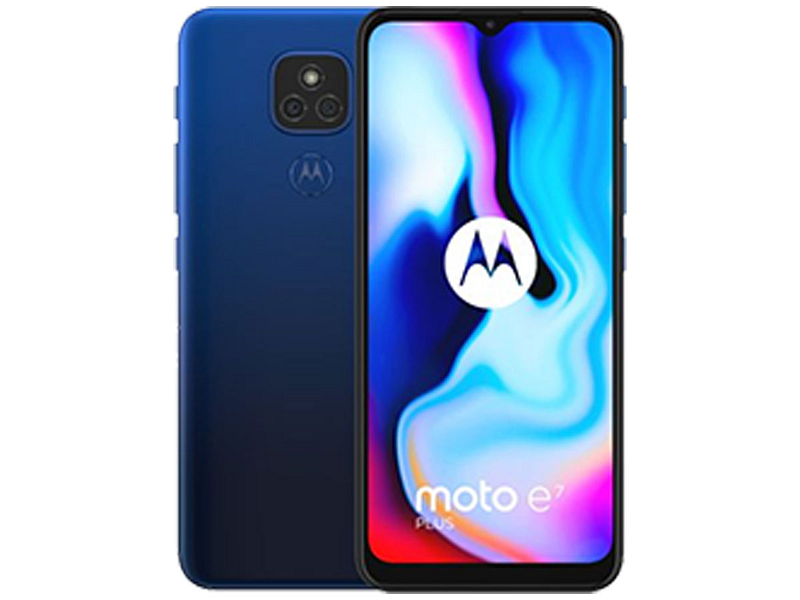 Smartphone MOTOROLA MOTO E7 PLUS 64GB bleu