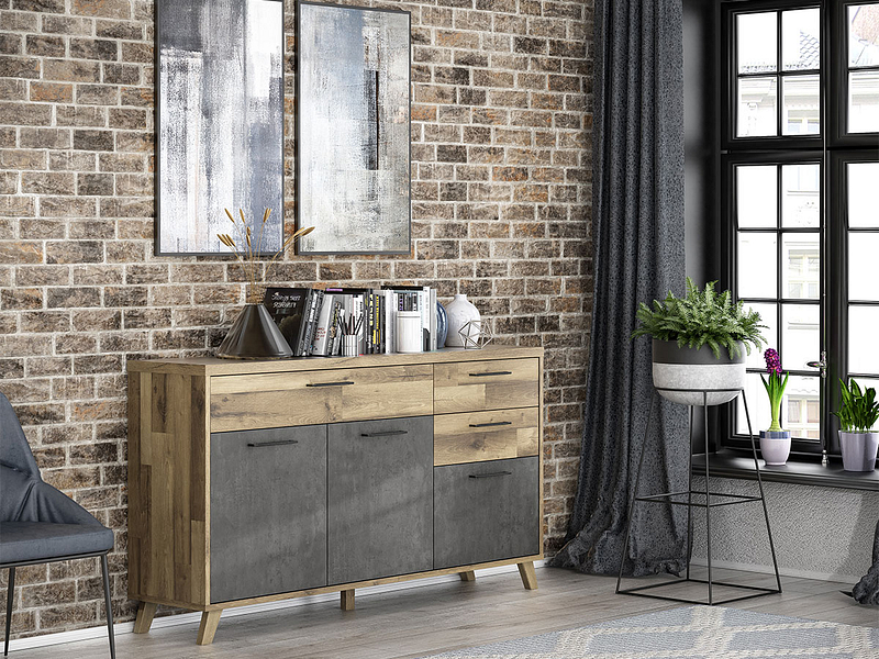 Sideboard RICCIANO 174.2x41.5x94.7cm
