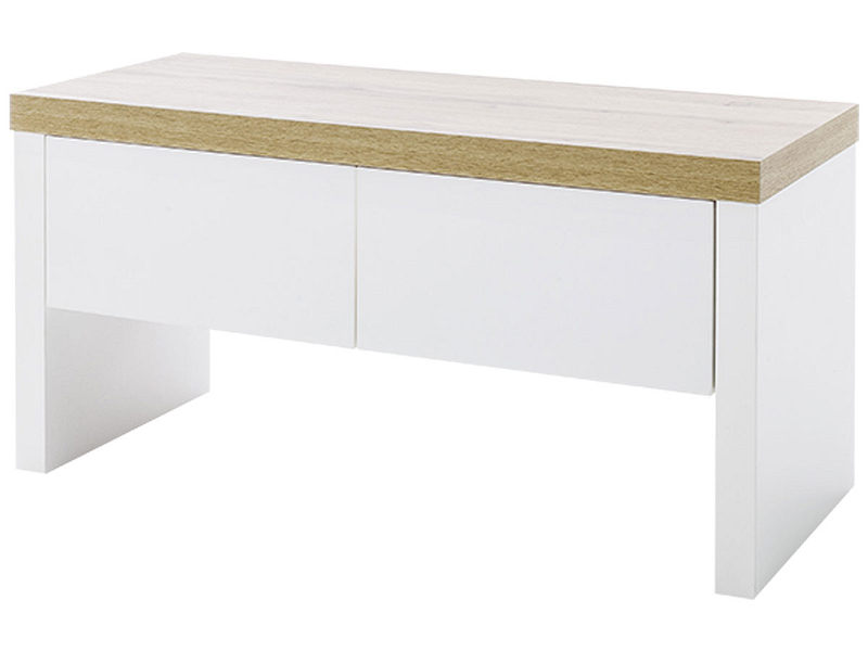 Banc CALVI blanc mélamine