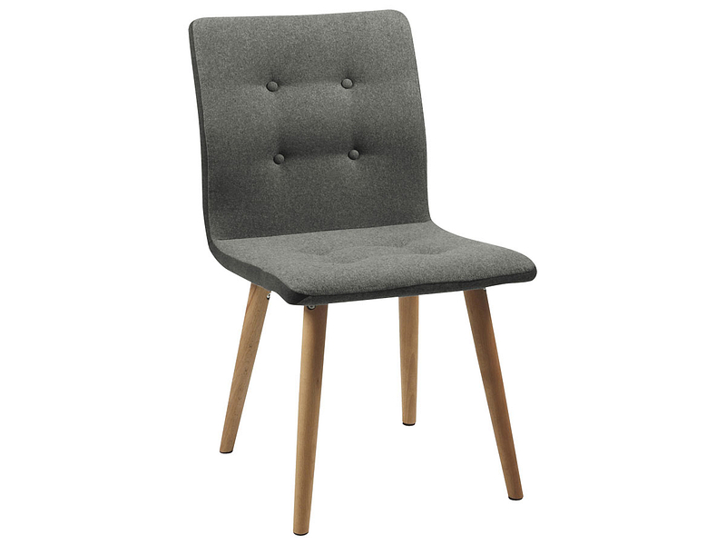 Chaise FRIDA tissu gris
