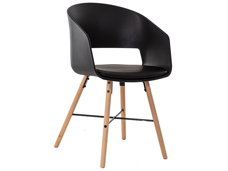 Chaise LUNA noir