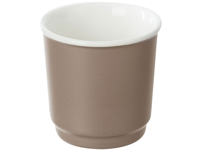 Espressotasse NATURE Porzellan grau 9cl