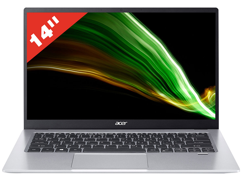 Notebook ACER NB swift 1 SF114-34-P39J 14'' Intel Pentium Silver N6000 256GB