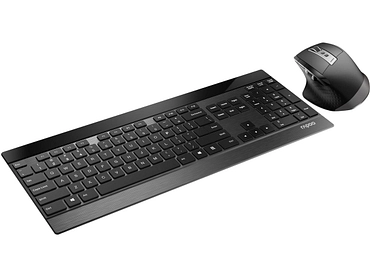 Tastatur und Maus-Set RAPOO 9900M kabellos