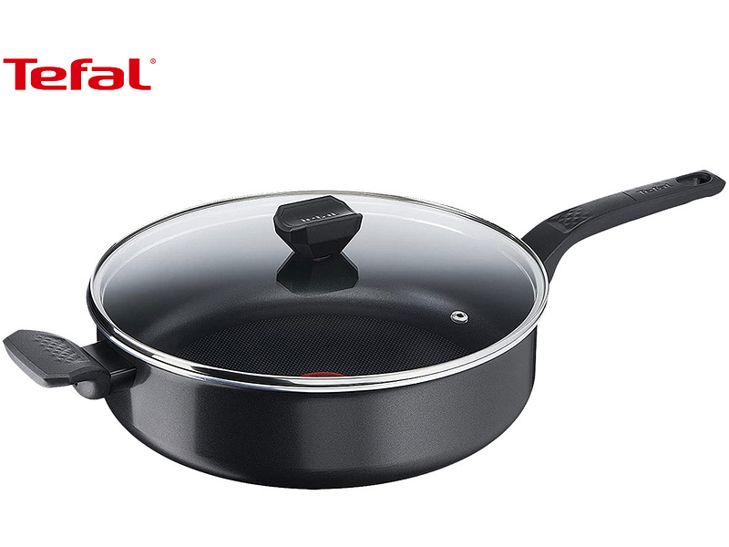 Bratpfanne COOK N CLEAN Ø24cm Aluminium schwarz