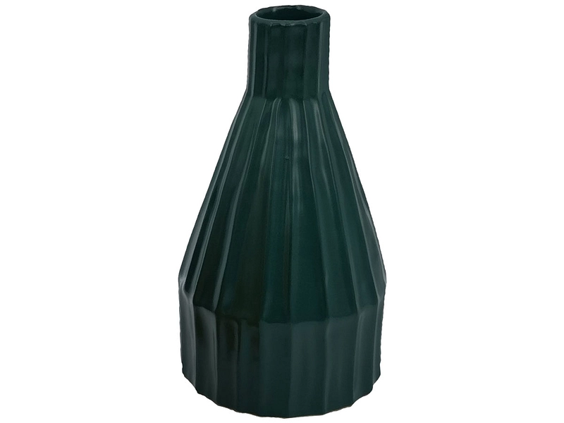 Vase DAYTON 12 cm x 12 cm x 22 cm grün