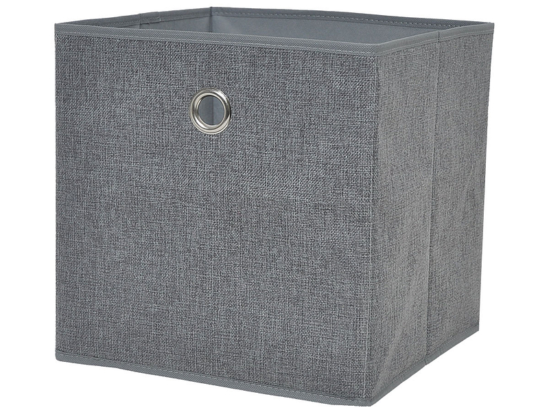 Aufbewahrungsbox EPSILON grau 31 cm x 31 cm x 31 cm