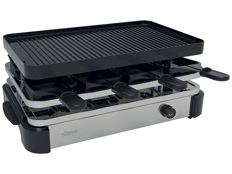 Appareil à raclette électrique KOENIG 8 personnes - Gril Pro