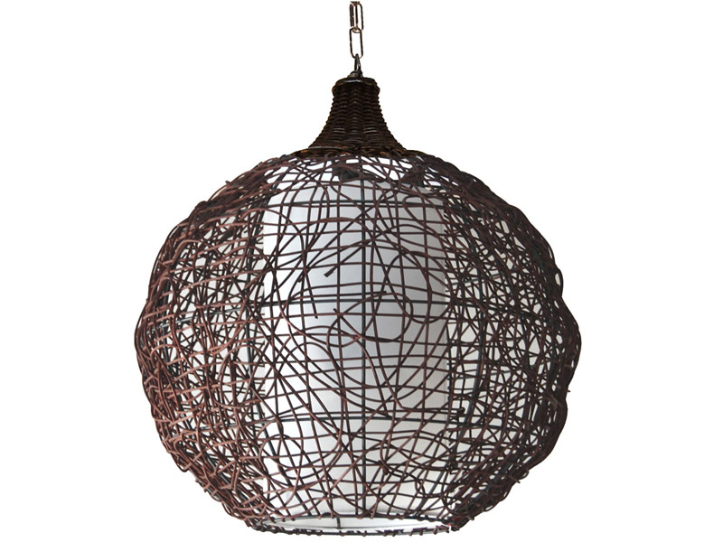 Suspension BOMPA 36x42cm 60W brun