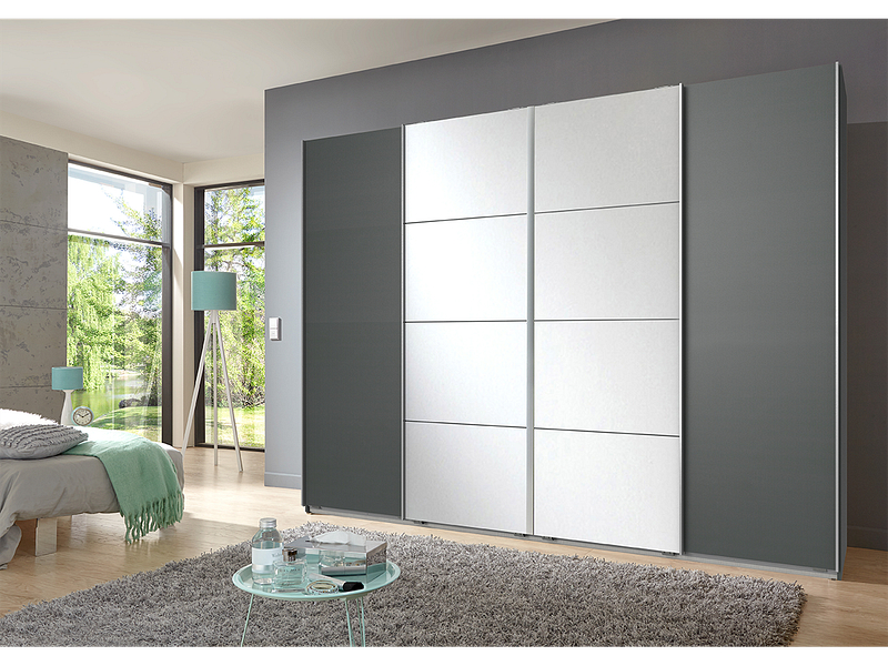 Schrank MAGMA 4 Türen grafit