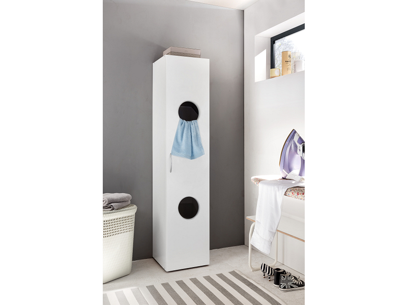 Armoire à linge MODUL blanc