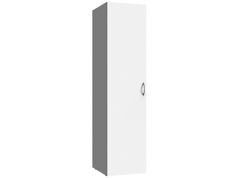 Armoire MODUL 1 porte battante blanc