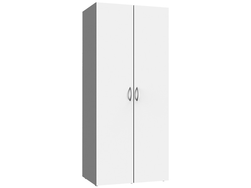 Schrank MODUL 2 Drehtüren weiss