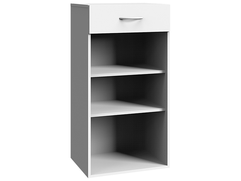 Regal MODUL 1 Schublade weiss