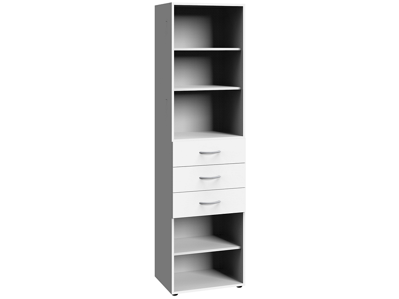 Étagère MODUL 3 tiroirs blanc