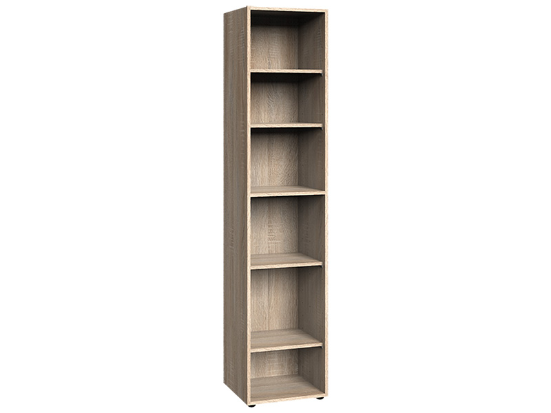 Eckregal MODUL 1 Schublade eiche