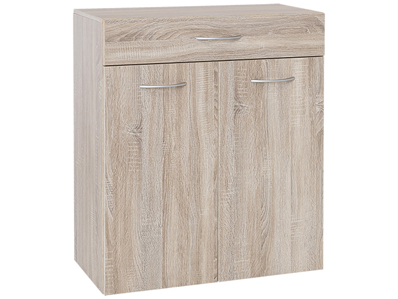 Commode MODUL 2 portes battantes 1 tiroir chêne