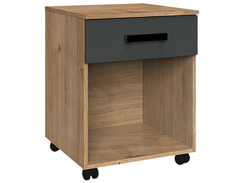 Schubladenelement LIVERPOOL 1 Schublade eiche,schwarz