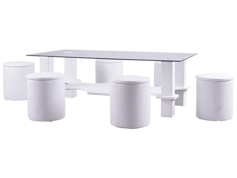 Salontisch STOOL durchsichtig