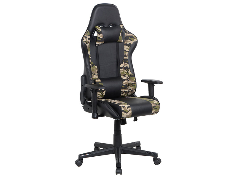 Fauteuil gaming MILITARY noir