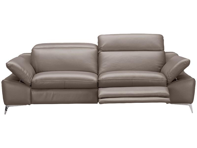 3er Sofa ROMEO Echtleder mokka