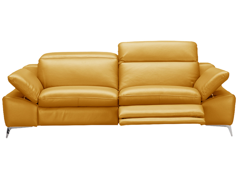 3er Sofa ROMEO Echtleder ocker