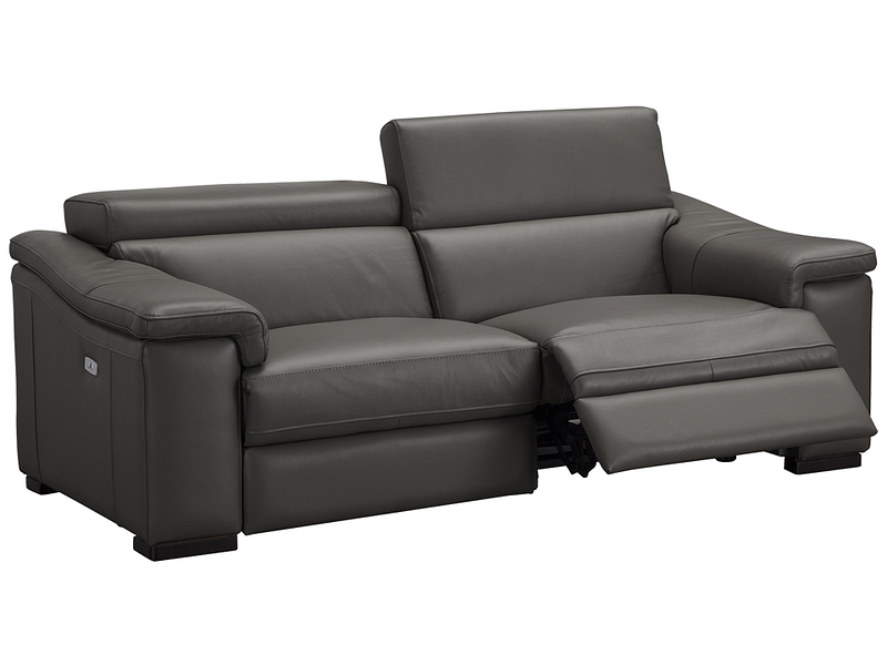 3er Sofa FILIP Echtleder braun