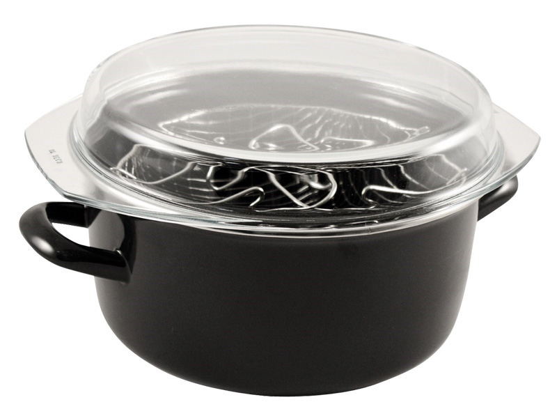 Fritteuse ELECTRA Ø26.5cm Aluminium schwarz
