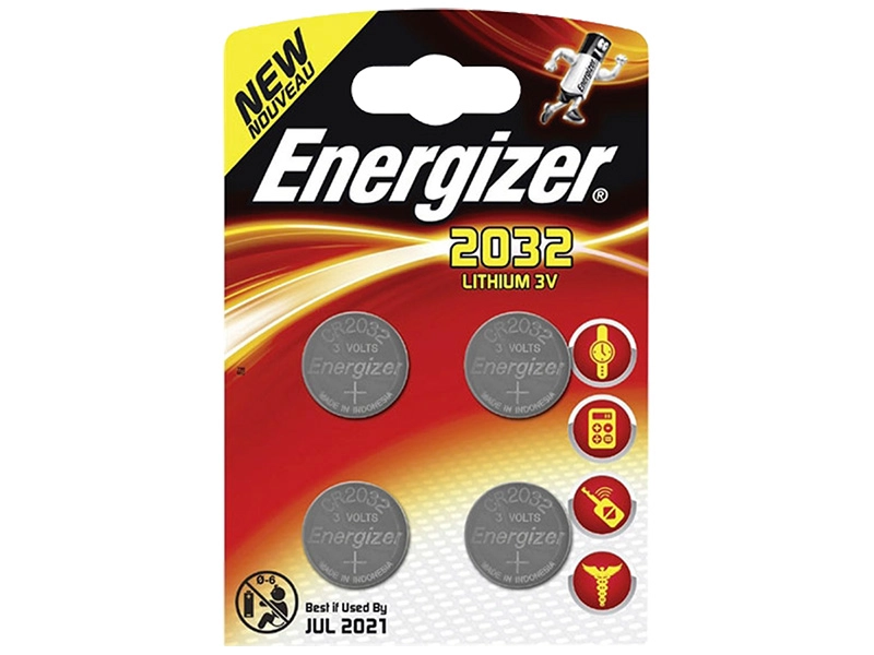 Batterien ENERGIZER CR2032 4 -teilig