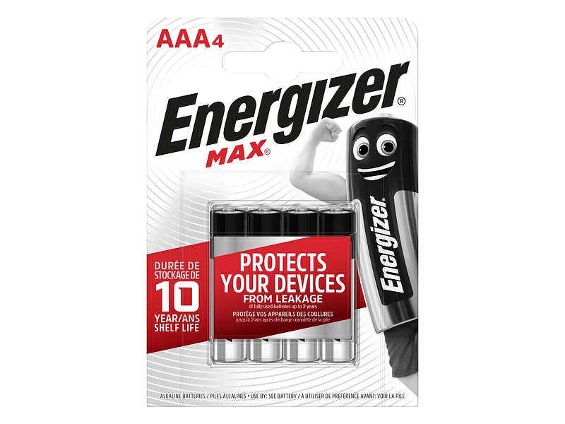 Batterien ENERGIZER Max AAA 4 -teilig