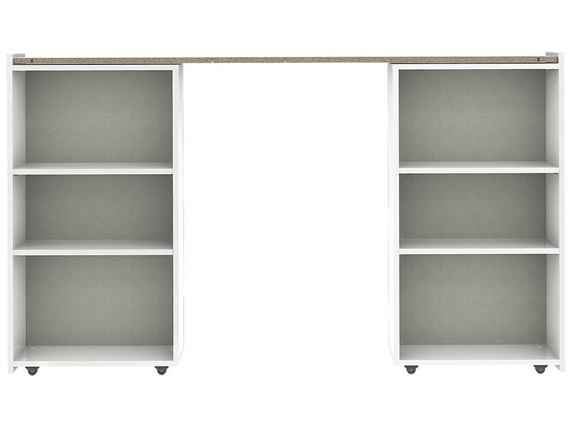 Set de 2 chevets TEMPO blanc
