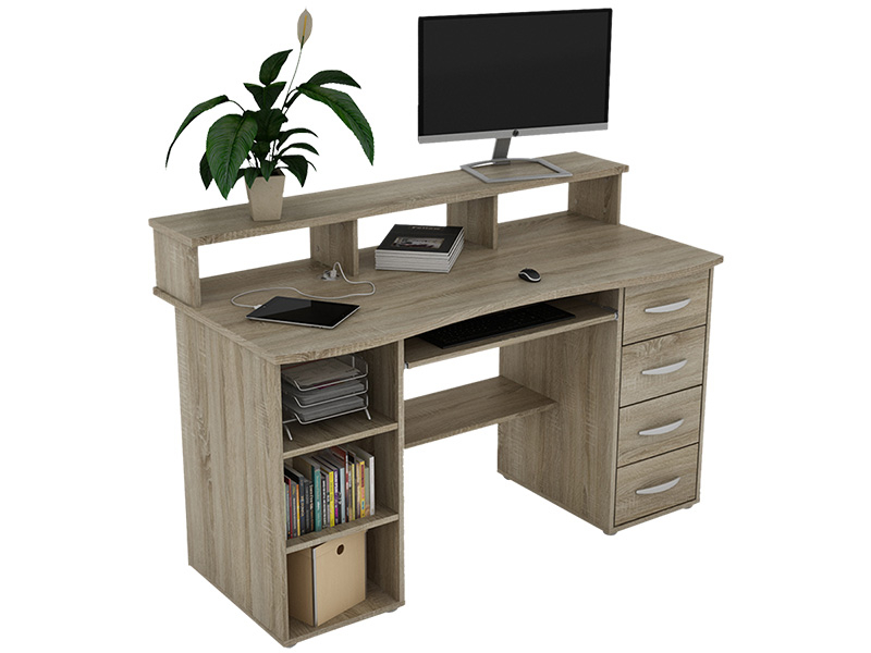 Schreibtisch JONY USB sonoma