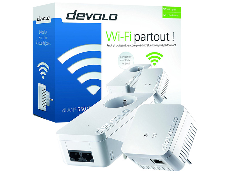 DEVOLO DLAN550 WIFI STARTER KIT POWERLINE 9634