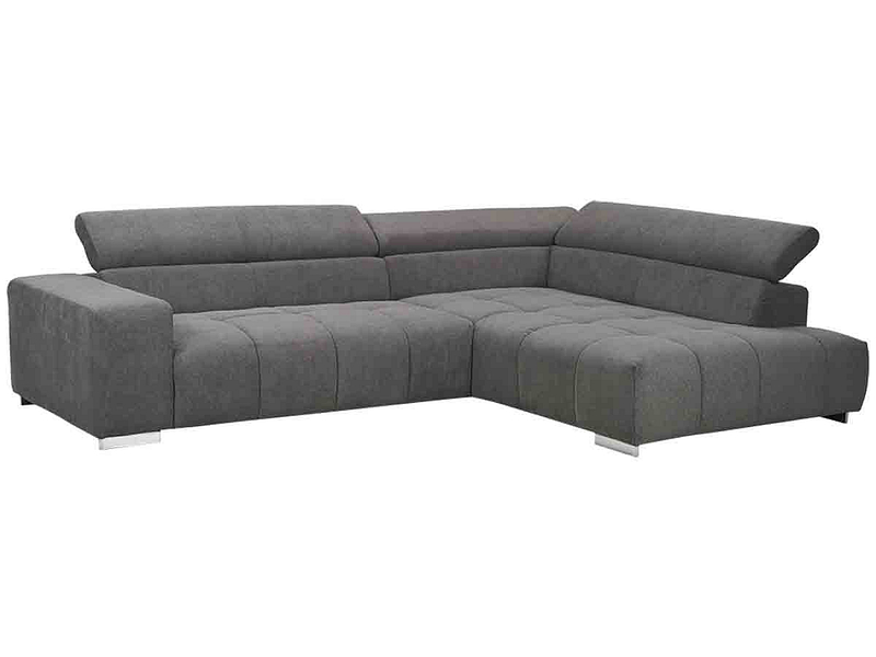 Ecksofa OCEAN Stoff grau anthrazit