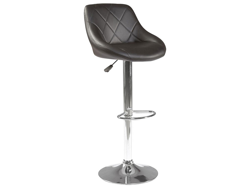 Barhocker DUSTIN Synthetisches Leder schwarz