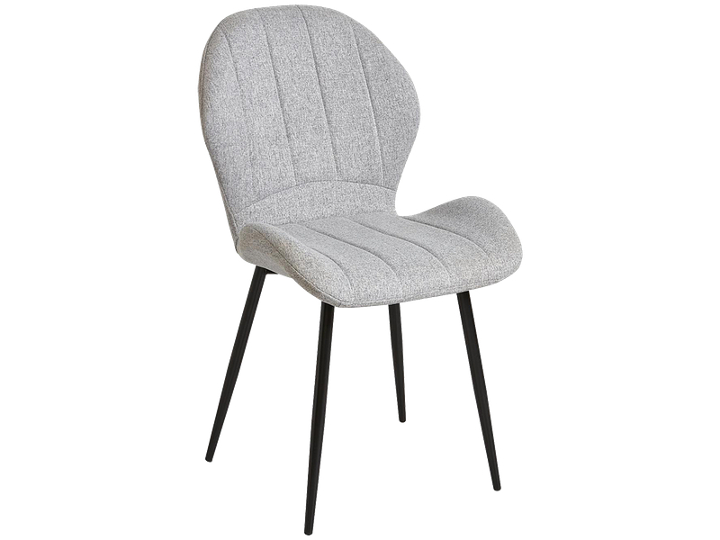 Stuhl PRADO Stoff grau