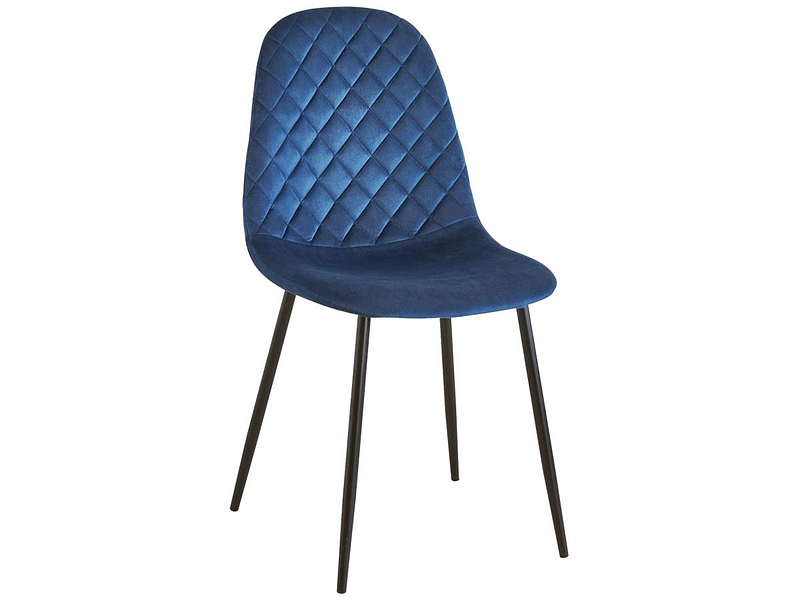 Stuhl WEIMIN Samt blau