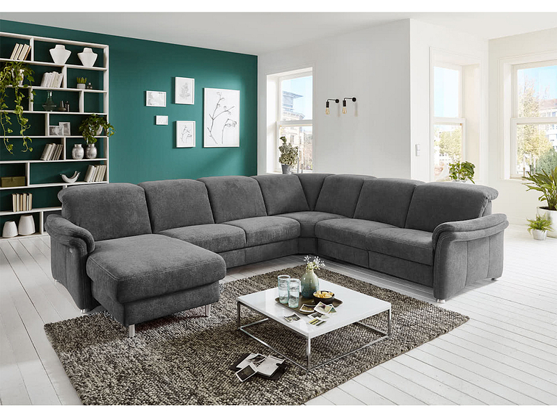 Ecksofa DORA Stoff grau