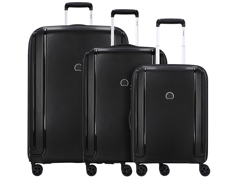 Set mit 3 Koffern DELSEY-BRISBAN schwarz