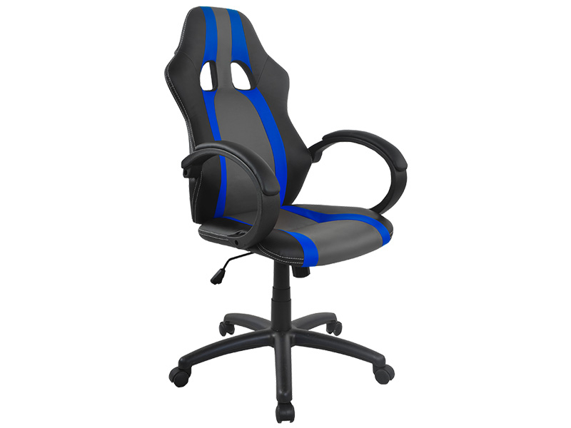 Bürostuhl ASTON schwarz, grau, blau