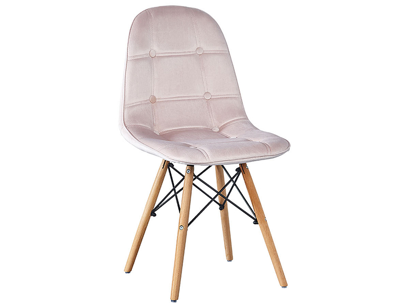 Stuhl MAXIME Samt rosa