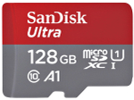 Image of Micro SDXC SANDISK 128 GB
