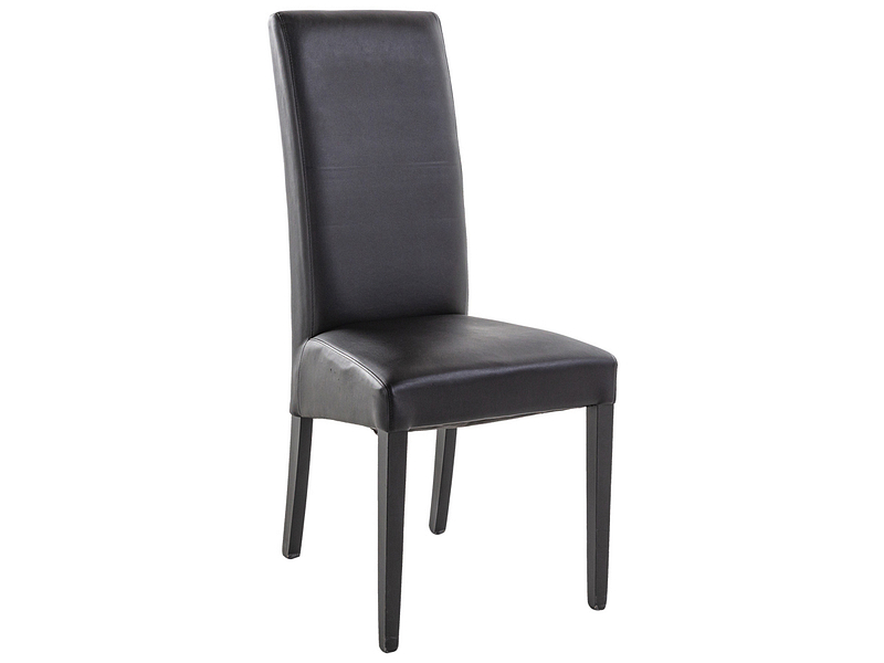 Stuhl BOSTON Synthetisches Leder schwarz