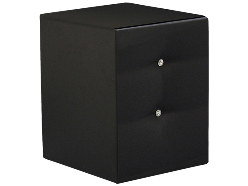 Nachttisch CHARM II Synthetisches Leder schwarz