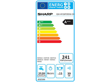 Lavastoviglie Sharp 15 Coperti Qw Hy26f393w Ch