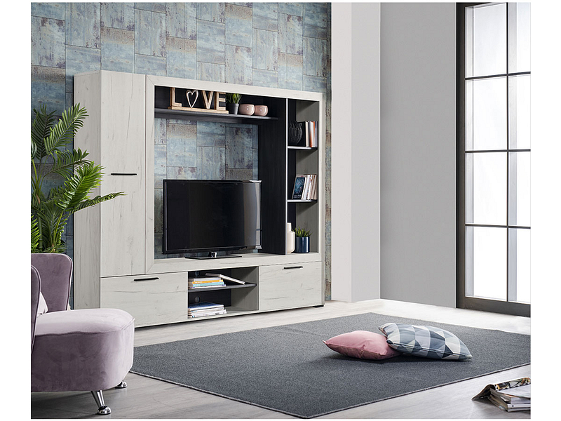 Wohnwand LORCA 195.5x35x170cm
