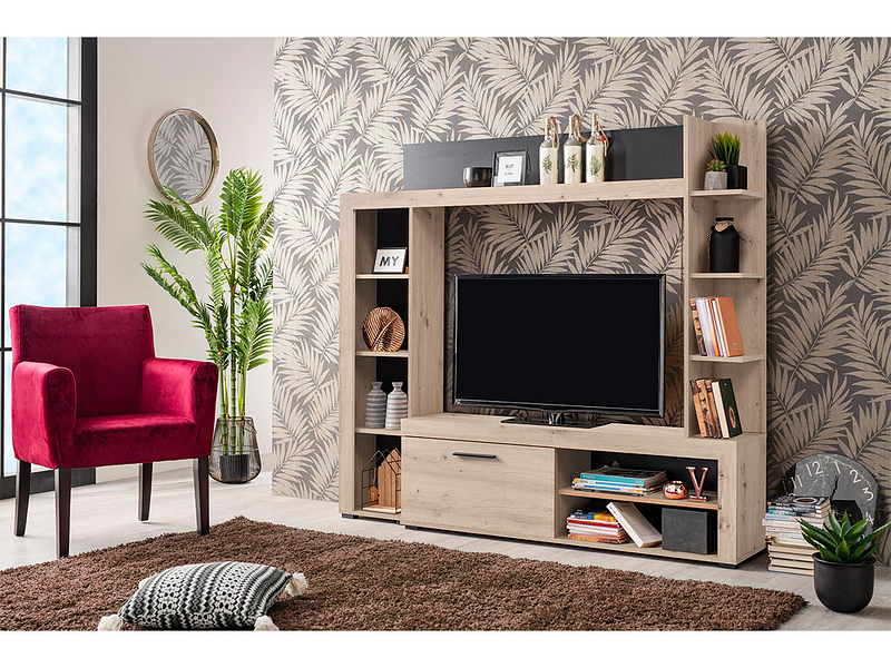 Wohnwand RUBI 172.5x33x157.5cm
