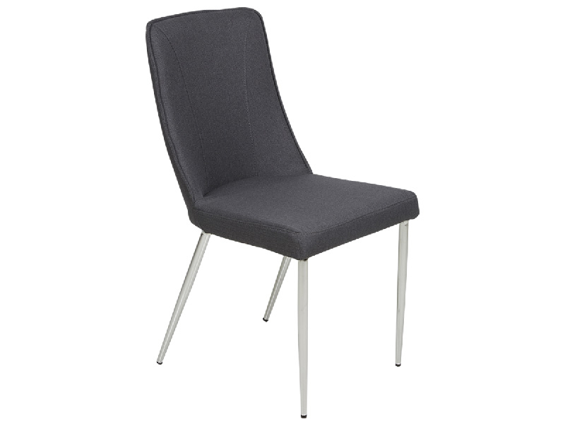 Stuhl JOANA Synthetisches Leder grau